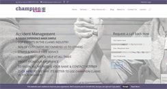 Desktop Screenshot of championclaims.com
